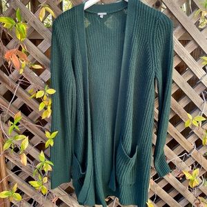 Charlotte Russe Green Cardigan / Size M